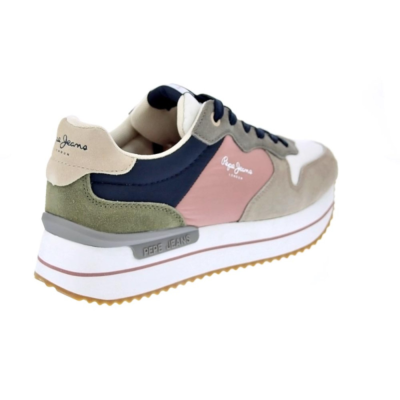 Zapatillas Pepe Jeans zapatos Mujer modelo Rusper Queen Beige 