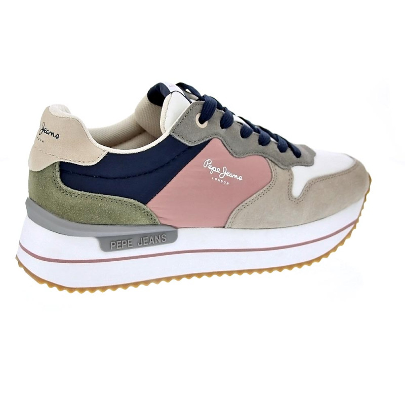 Zapatillas Pepe Jeans zapatos Mujer modelo Rusper Queen Beige 