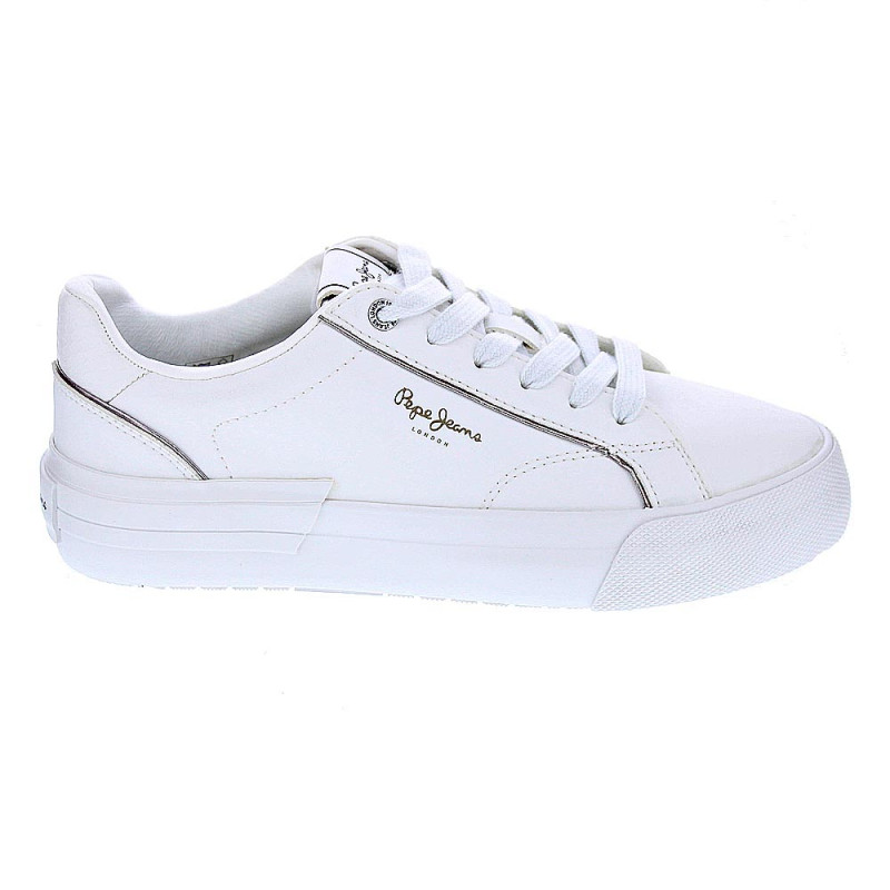 Zapatillas Pepe Jeans zapatos Mujer modelo Allen Low Blanco 