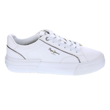 Zapatillas Pepe Jeans zapatos Mujer modelo Allen Low Blanco 