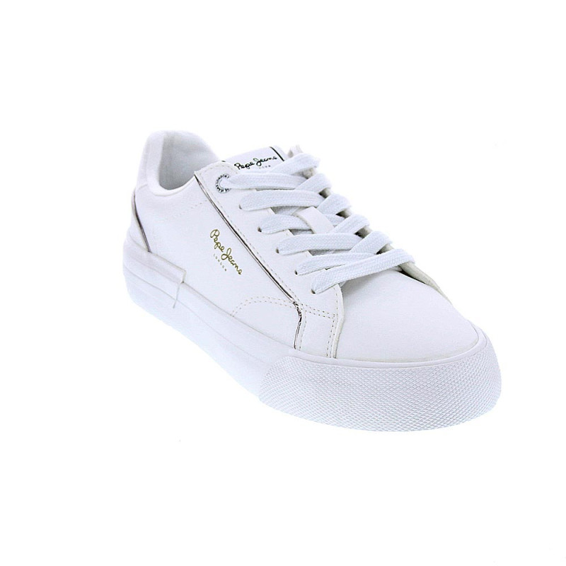 Zapatillas Pepe Jeans zapatos Mujer modelo Allen Low Blanco 