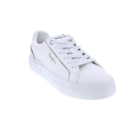 Zapatillas Pepe Jeans zapatos Mujer modelo Allen Low Blanco 