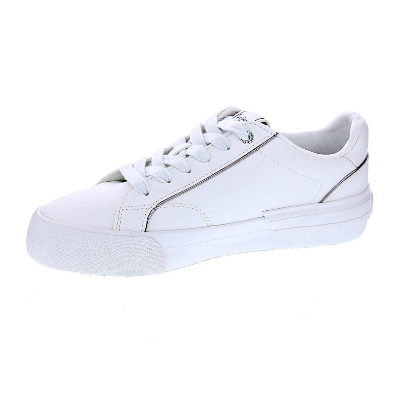 Zapatillas Pepe Jeans zapatos Mujer modelo Allen Low Blanco 
