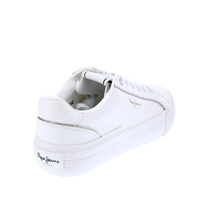 Zapatillas Pepe Jeans zapatos Mujer modelo Allen Low Blanco 