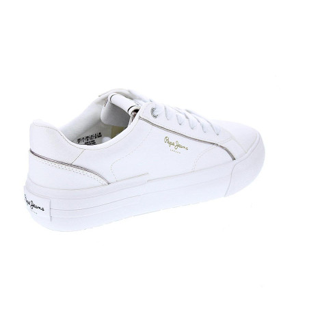 Zapatillas Pepe Jeans zapatos Mujer modelo Allen Low Blanco 