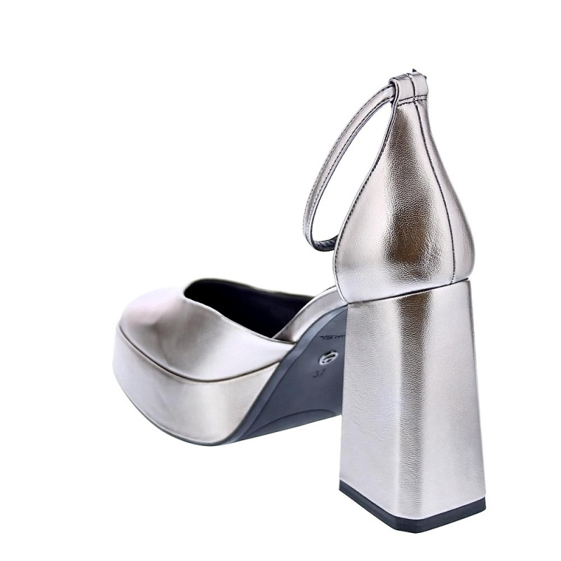 Zapatos tacón Tamaris zapatos Mujer modelo 24419 Plata 