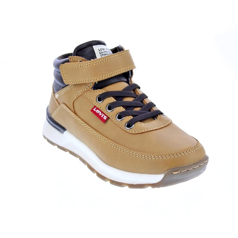 Zapatillas botas Levis zapatos Niño modelo Ascot Beige 