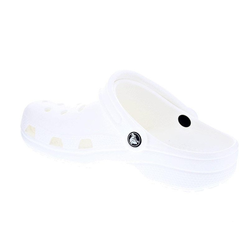 Zuecos Crocs zapatos Mujer modelo Classic Blanco 