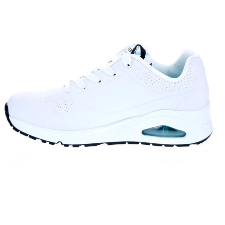 Zapatillas Skechers zapatos Mujer modelo Uno Spread Blanco Cordón