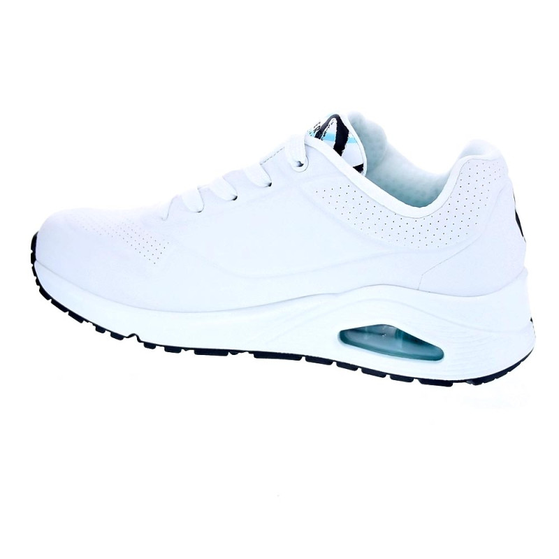 Zapatillas Skechers zapatos Mujer modelo Uno Spread Blanco Cordón