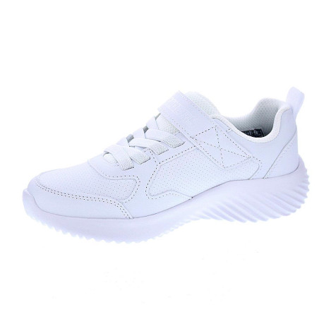 Zapatillas Skechers zapatos Niño modelo Bounder Blanco Velcro