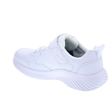 Zapatillas Skechers zapatos Niño modelo Bounder Blanco Velcro