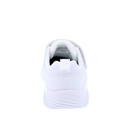 Zapatillas Skechers zapatos Niño modelo Bounder Blanco Velcro