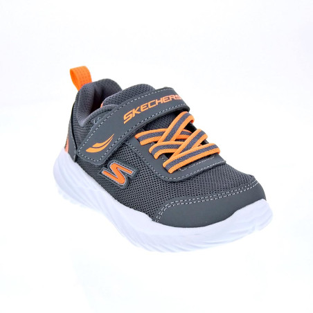 Zapatillas Skechers zapatos Niño modelo Nitro Gris 