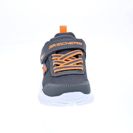 Zapatillas Skechers zapatos Niño modelo Nitro Gris 