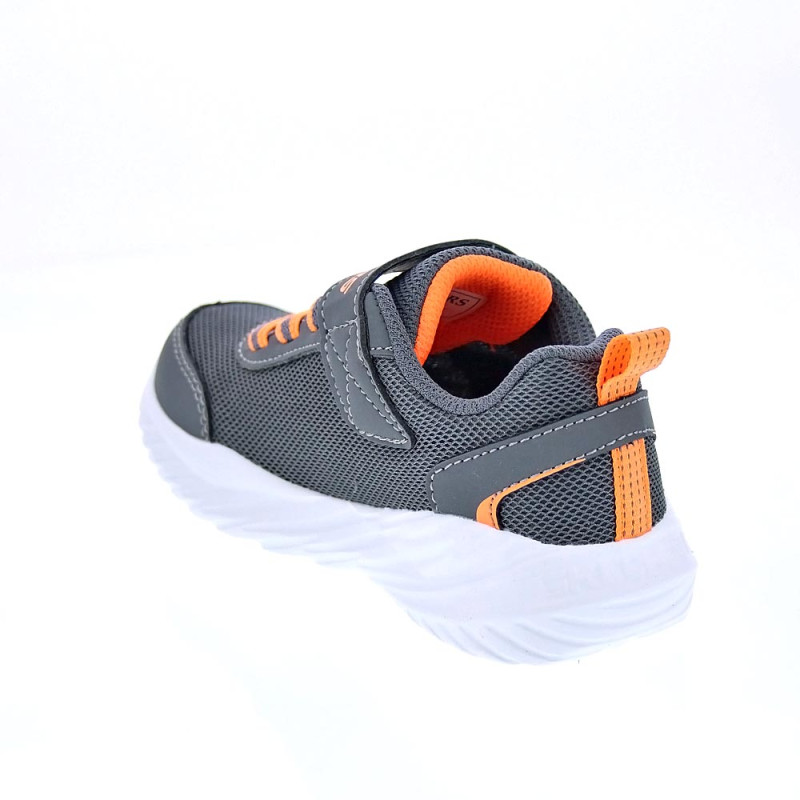 Zapatillas Skechers zapatos Niño modelo Nitro Gris 