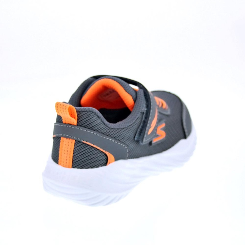 Zapatillas Skechers zapatos Niño modelo Nitro Gris 