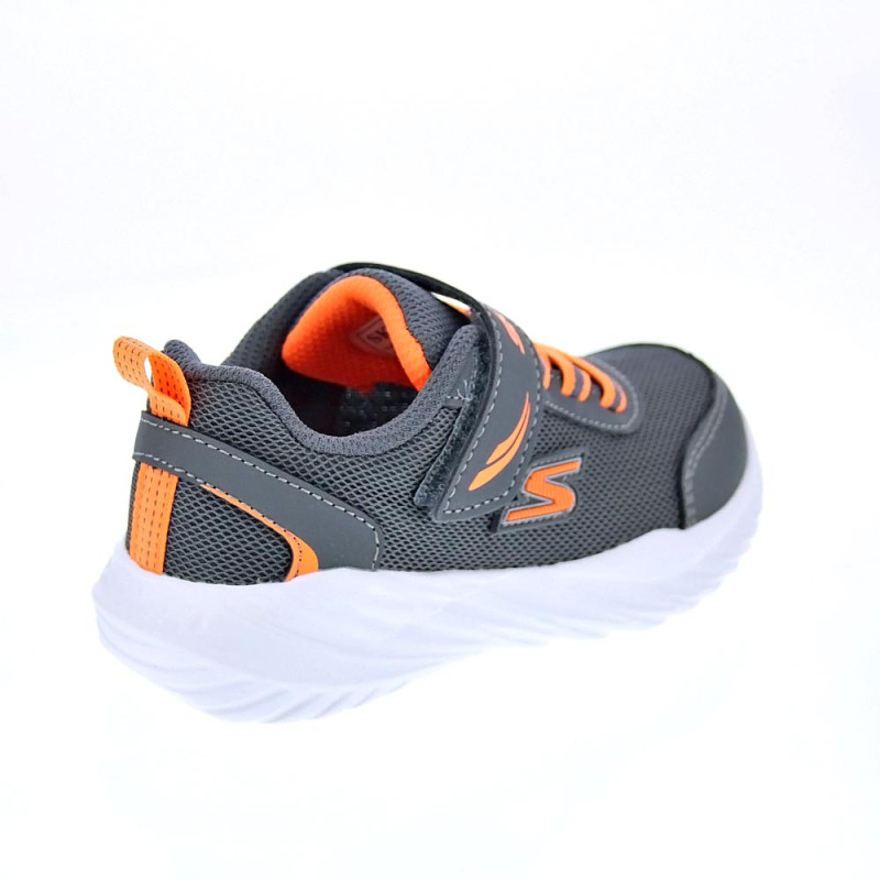 Zapatillas Skechers zapatos Niño modelo Nitro Gris 
