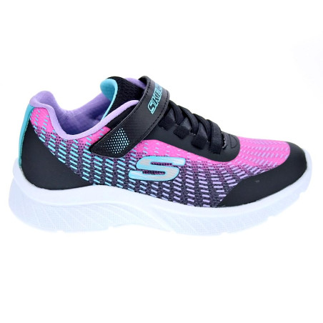 Zapatillas Skechers zapatos Niña modelo Microspec Negro 