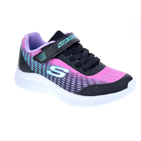 Zapatillas Skechers zapatos Niña modelo Microspec Negro 