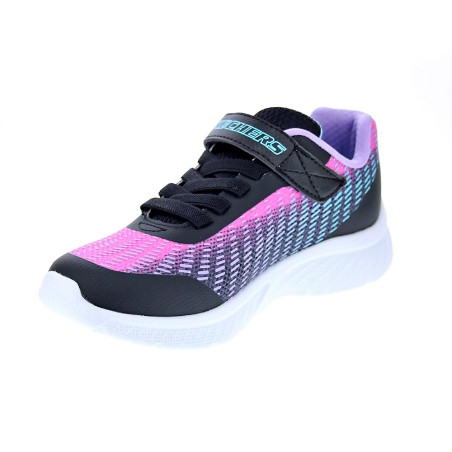 Zapatillas Skechers zapatos Niña modelo Microspec Negro 