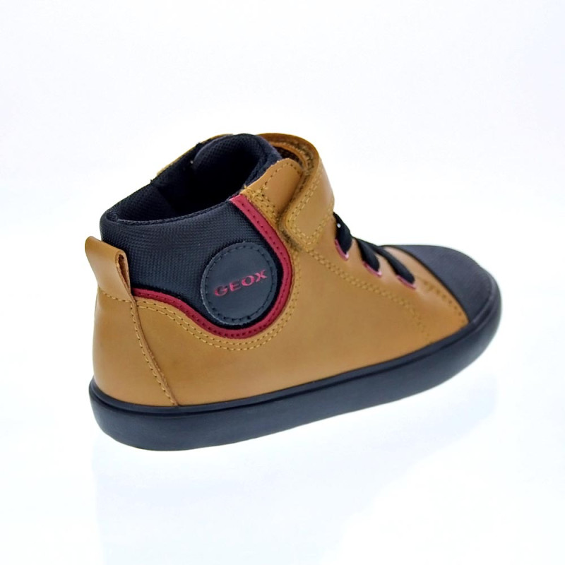Botines Geox zapatos Niño modelo Gislli Amarillo 