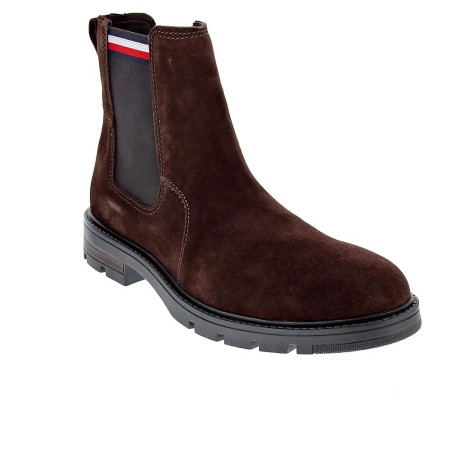 Botines Tommy Hilfiger zapatos Hombre modelo Chelsea Marrón 