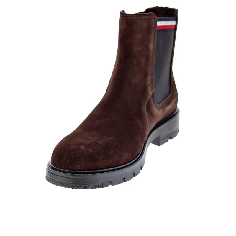 Botines Tommy Hilfiger zapatos Hombre modelo Chelsea Marrón 