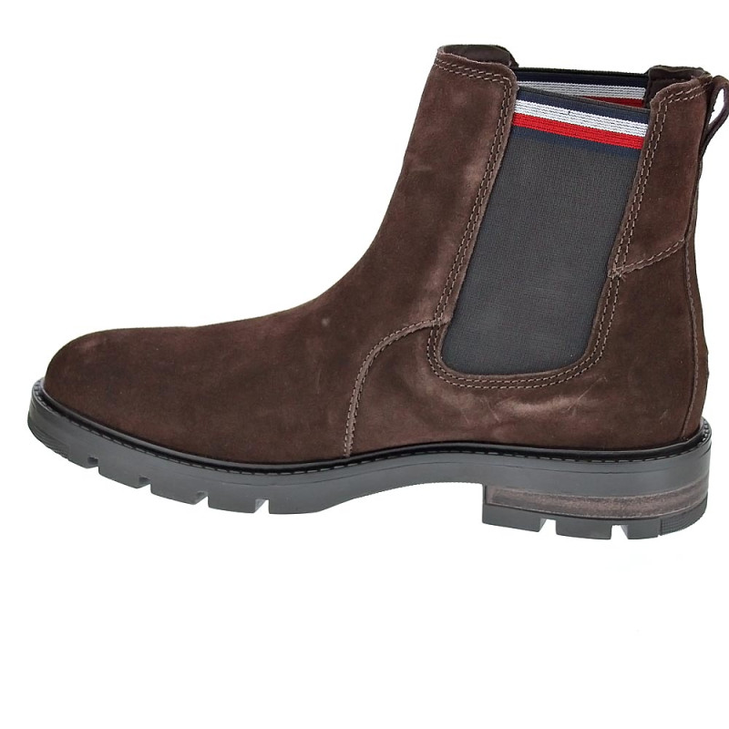 Botines Tommy Hilfiger zapatos Hombre modelo Chelsea Marrón 