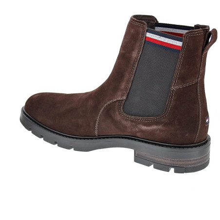 Botines Tommy Hilfiger zapatos Hombre modelo Chelsea Marrón 