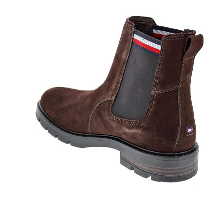 Botines Tommy Hilfiger zapatos Hombre modelo Chelsea Marrón 