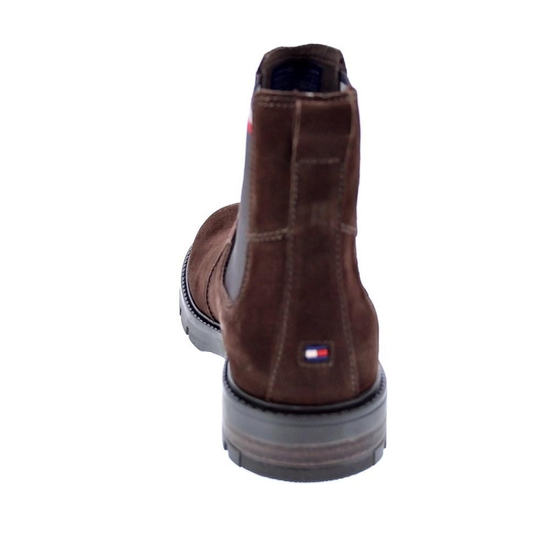 Botines Tommy Hilfiger zapatos Hombre modelo Chelsea Marrón 