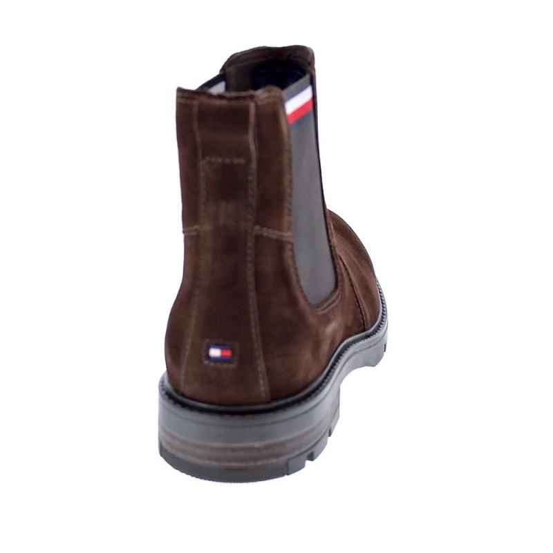 Botines Tommy Hilfiger zapatos Hombre modelo Chelsea Marrón 