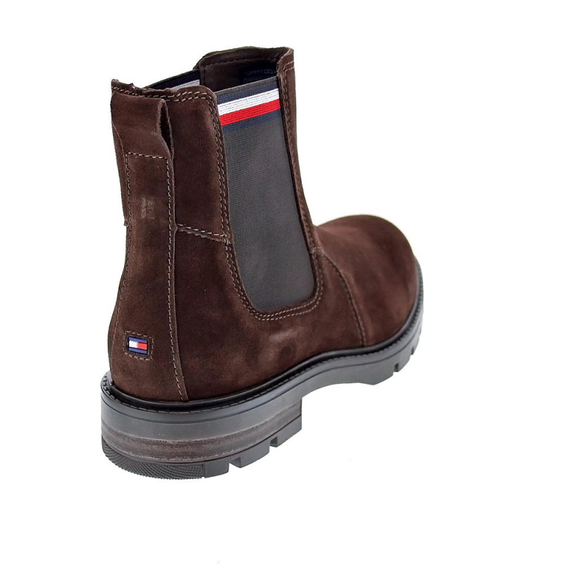 Botines Tommy Hilfiger zapatos Hombre modelo Chelsea Marrón 