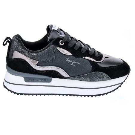 Zapatillas Pepe Jeans zapatos Mujer modelo Rusper Nas Negro 