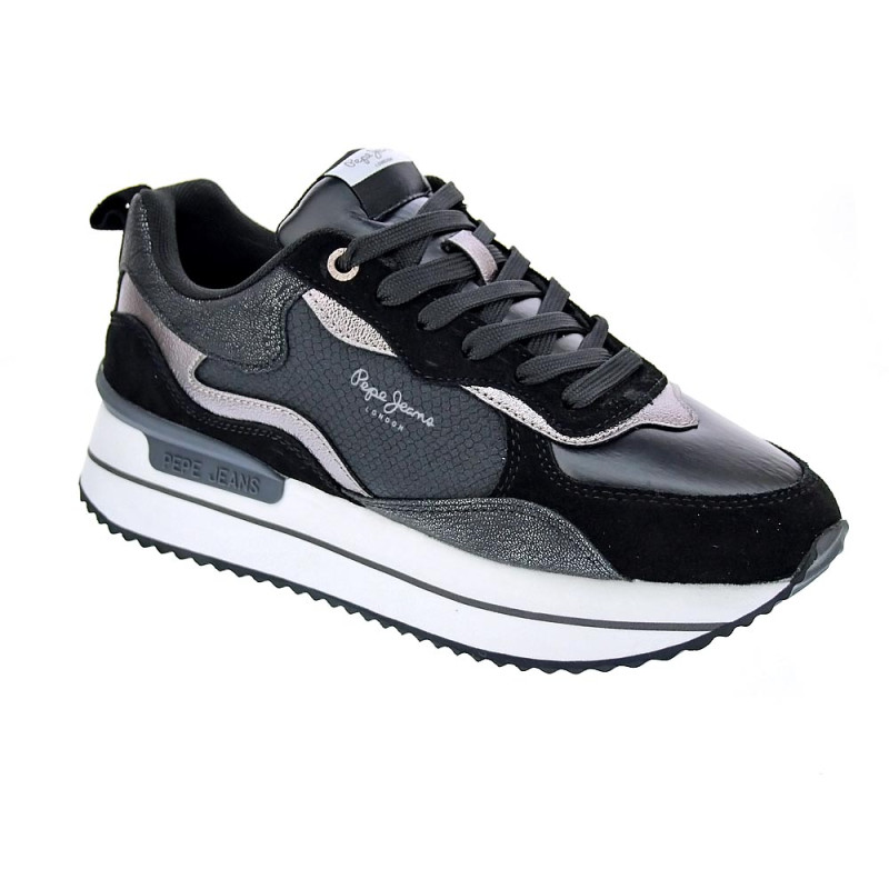 Zapatillas Pepe Jeans zapatos Mujer modelo Rusper Nas Negro 