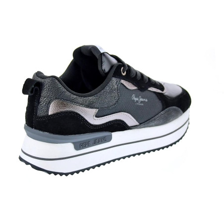 Zapatillas Pepe Jeans zapatos Mujer modelo Rusper Nas Negro 
