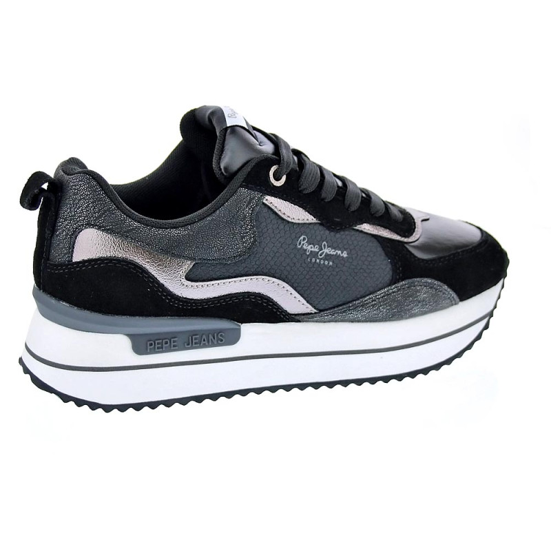 Zapatillas Pepe Jeans zapatos Mujer modelo Rusper Nas Negro 