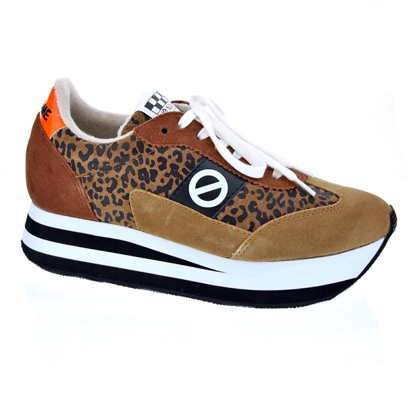 Zapatillas No Name zapatos Mujer modelo Flex Jogger Suede Marrón 