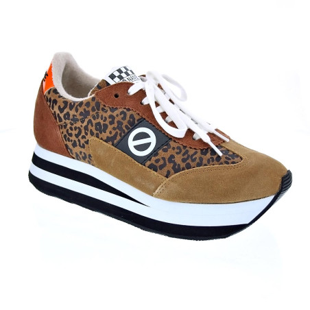 Zapatillas No Name zapatos Mujer modelo Flex Jogger Suede Marrón 