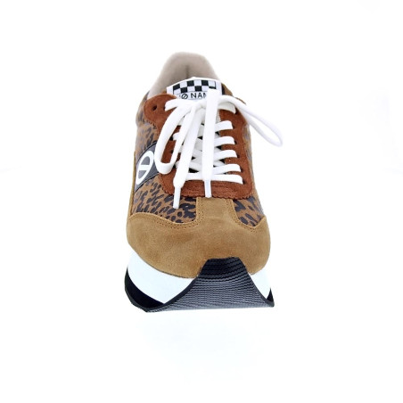 Zapatillas No Name zapatos Mujer modelo Flex Jogger Suede Marrón 