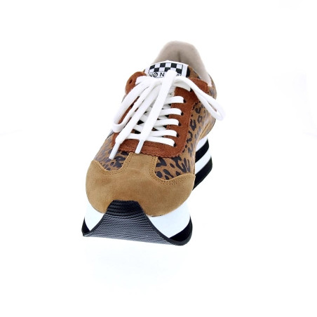 Zapatillas No Name zapatos Mujer modelo Flex Jogger Suede Marrón 