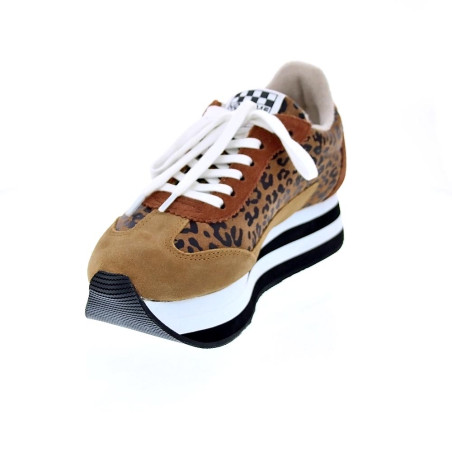 Zapatillas No Name zapatos Mujer modelo Flex Jogger Suede Marrón 