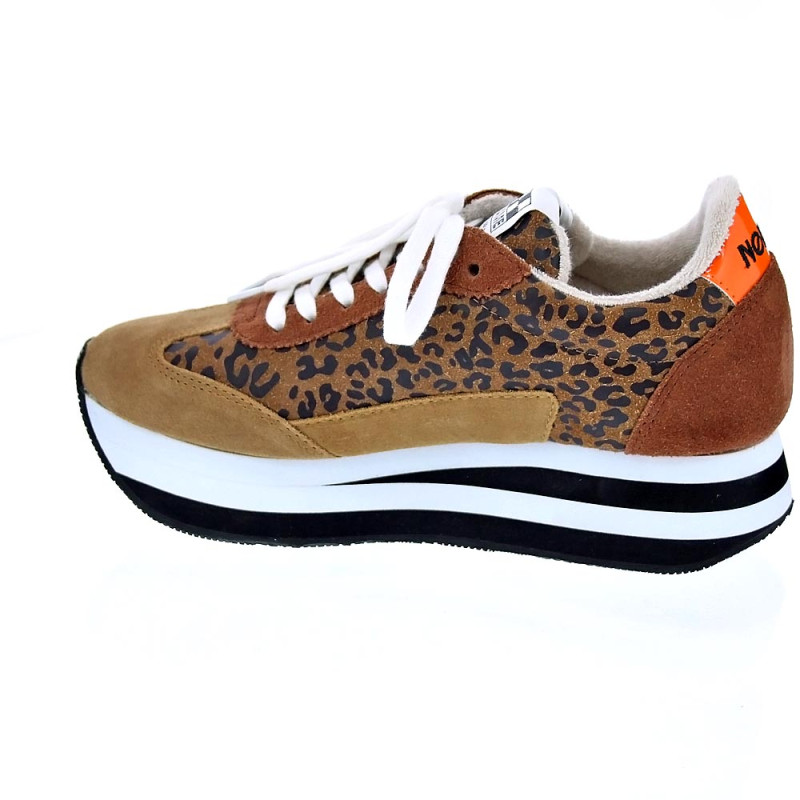 Zapatillas No Name zapatos Mujer modelo Flex Jogger Suede Marrón 