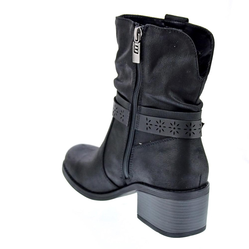 Botines Mtng zapatos Mujer modelo Persea Negro 