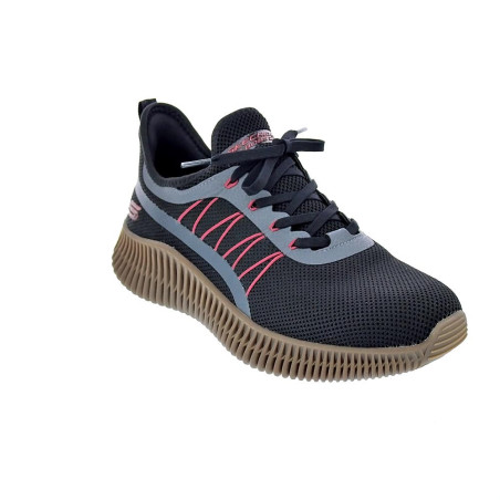 Zapatillas Skechers zapatos Hombre modelo Bobs Negro 