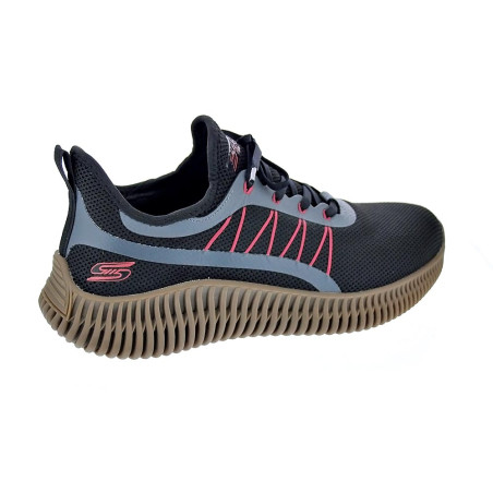 Zapatillas Skechers zapatos Hombre modelo Bobs Negro 