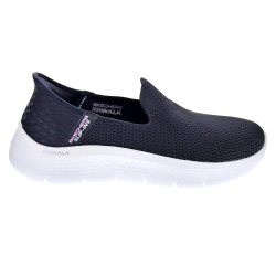 Mocasines Skechers zapatos Mujer modelo Slip-ins Go Walk Negro 