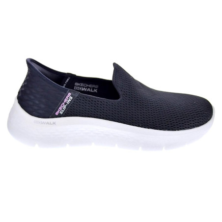 Mocasines Skechers zapatos Mujer modelo Slip-ins Go Walk Negro 