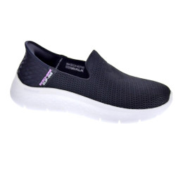 Mocasines Skechers zapatos Mujer modelo Slip-ins Go Walk Negro  2